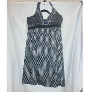 Womens Athleta Gray Print Pack Everywhere Short Casual‎ Dress SIZE 16